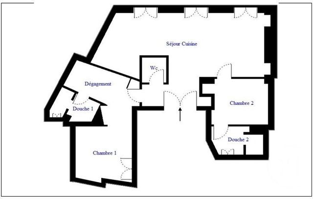 Appartement &agrave; vendre - 4 pi&egrave;ces - 57,03 m2 - Paris - 75006 - ILE-DE-FRANCE