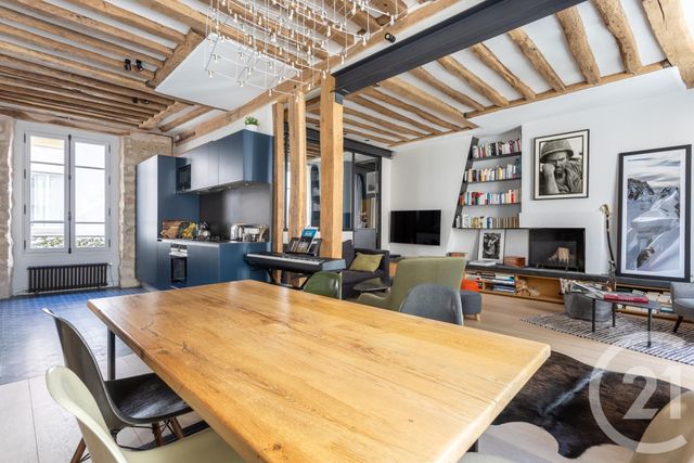 Appartement F3 &agrave; vendre - 4 pi&egrave;ces - 75,43 m2 - Paris - 75004 - ILE-DE-FRANCE
